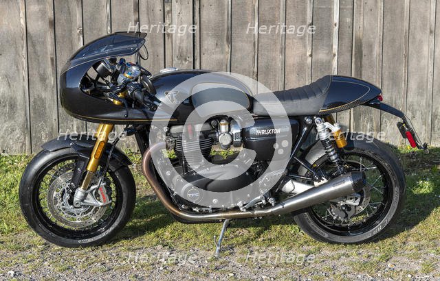 2019 Triumph Thruxton TFC 1200cc. Creator: Unknown.