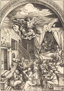 The Birth of the Virgin, c. 1503/1504. Creator: Albrecht Durer.