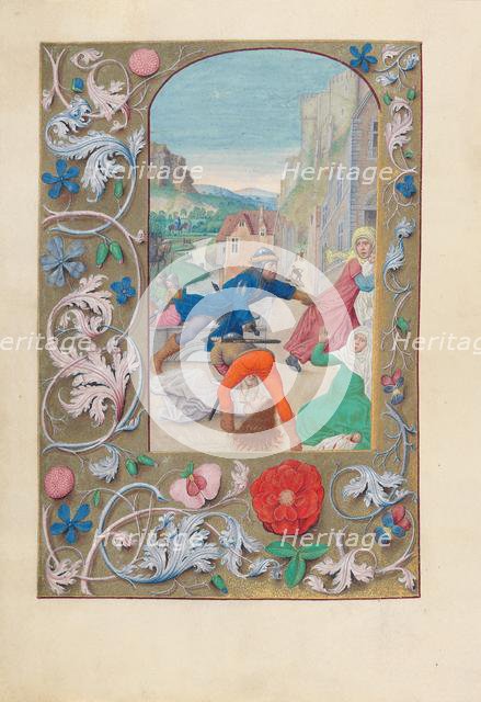 Hours of Queen Isabella the Catholic, Queen of Spain: Fol. 146v, Massacre..., c1500. Creator: Master of the First Prayerbook of Maximillian (Flemish, c. 1444-1519); Associates, and.