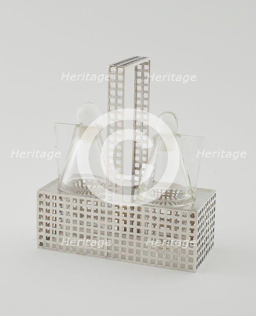 Cruet Stand, Vienna, 1904/05. Creators: Koloman Moser, Alfred Mayer.