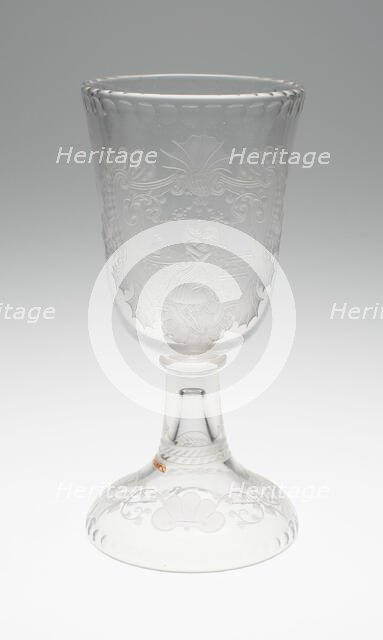 Goblet, Bohemia, c. 1750. Creator: Bohemia Glass.