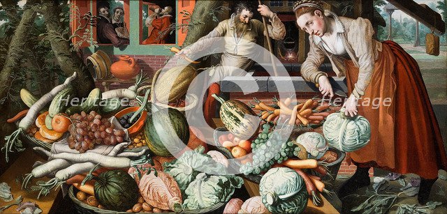 Market Scene, 1569. Artist: Aertsen, Pieter (1508-1575)