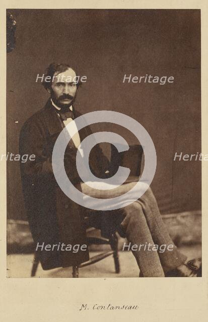Leon Contanseau, about 1857-1859. Creator: Unknown.