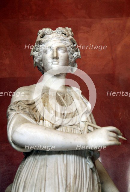 Statue of Clio, Muse of History. Artist: Unknown