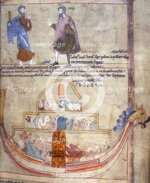 Noah's Ark, second quarter of the 11th century.  Creator: Unknown.
