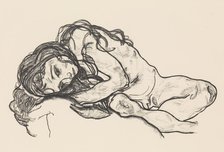 Girl, 1918. Creator: Egon Schiele.