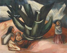 Mexican Landscape, 1932. Creator: Orozco, José Clemente (1883-1949).