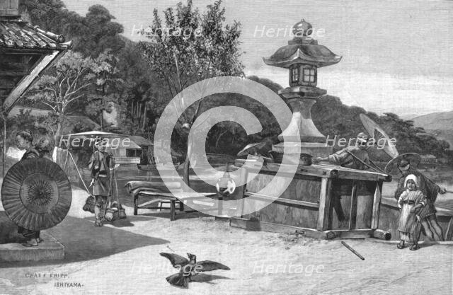 ''Ishiyama, on the Banks of the Seta River", 1891. Creator: Charles Edwin Fripp.