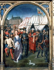 'St Ursula Shrine, Martyrdom at Cologne', 1489. Artist: Hans Memling