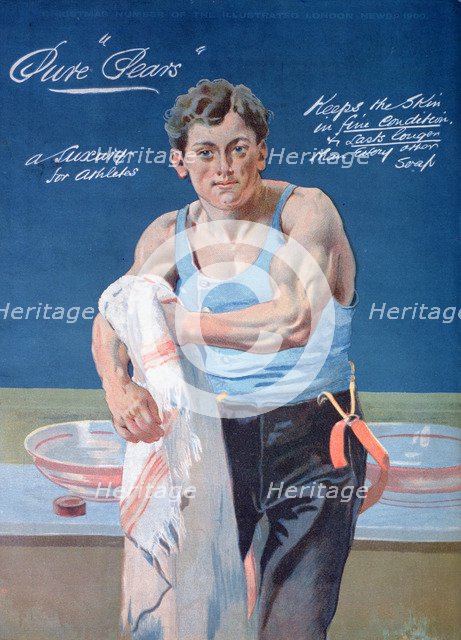 Pears soap advert, 1900. Artist: Unknown