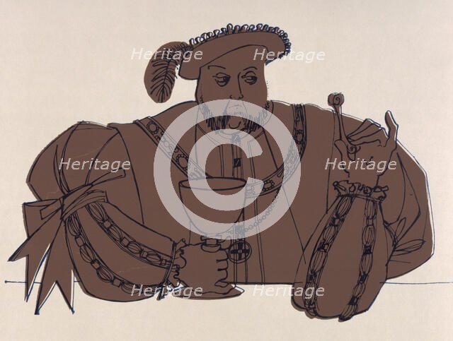 Portrait of Henry VIII, c1520 (1966). Creator: Paulette Riches.