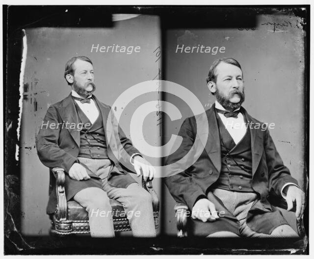 John Adam Kasson of Iowa, between 1865 and 1880. Creator: Unknown.