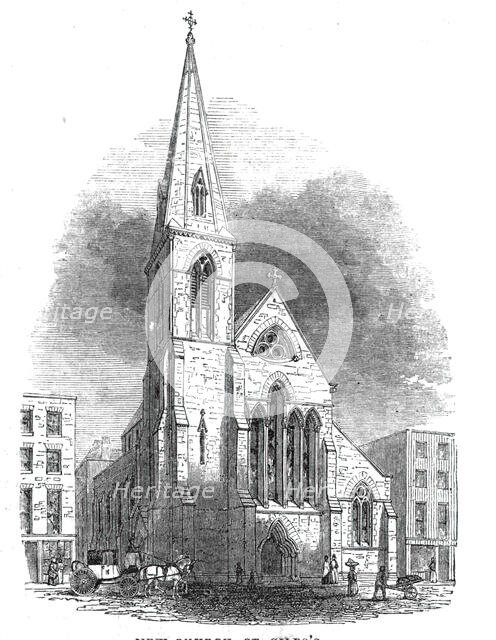 New Church, St. Giles's, 1844. Creator: Unknown.