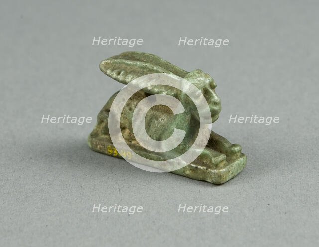 Amulet of a Hare, Egypt, Third Intermediate Period, Dynasty 21-25 (1070-656 BCE). Creator: Unknown.