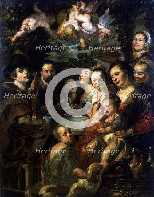 Self-Portrait with Parents, Brothers and Sisters', c1615. Creator: Jordaens, Jacob (1593-1678).