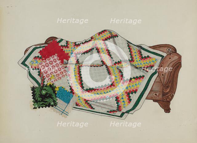 Quilts - Pieced, 1935/1942. Creator: Unknown.