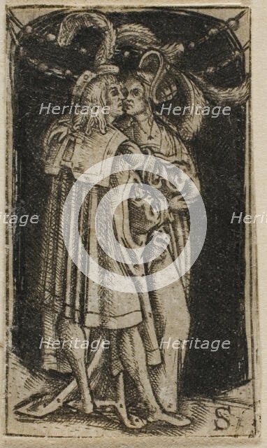 A Couple Standing, n.d. Creator: Master S.