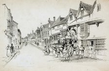 High Street, Canterbury, Kent, 1892-1933. Artist: Charles George Harper.