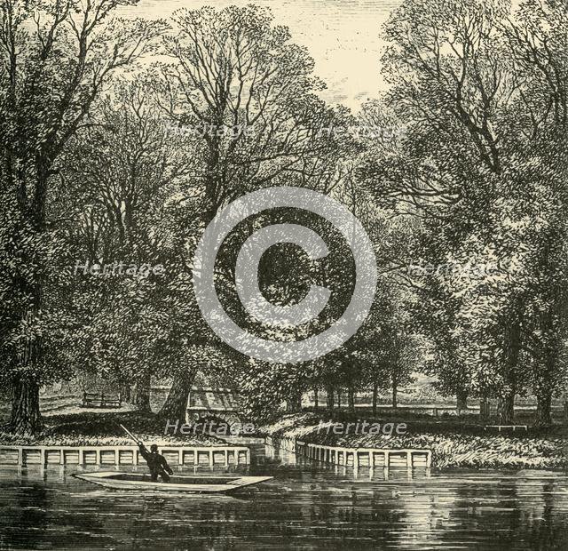 'Sheep Bridge and Sixth Form Bench', 1911. Creator: Unknown.