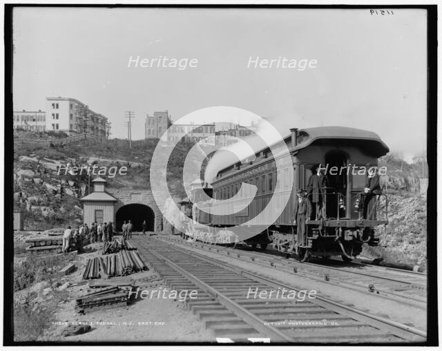 Bergen tunnel, N.J., east, between 1890 and 1901. Creator: Unknown.