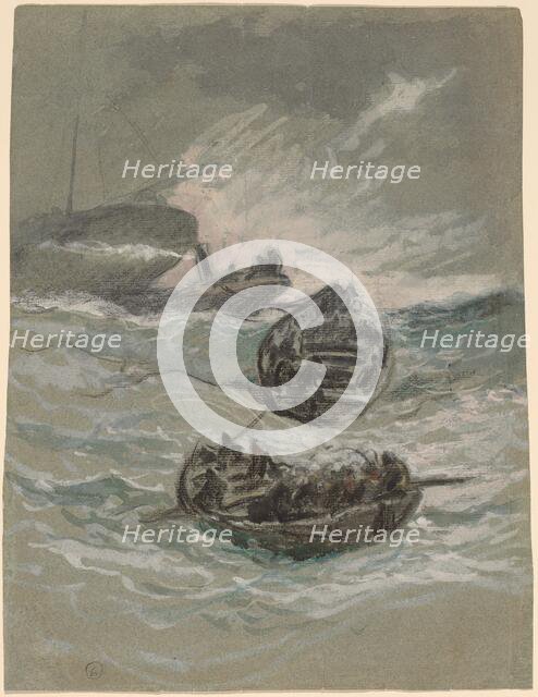 The Shipwreck, c. 1880. Creator: Elihu Vedder.