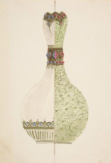 Two Designs for a Vase, 19th century. Creator: Anon.