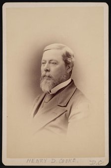Portrait of Henry David Cooke (1825-1881), Before 1881. Creator: Charles Milton Bell.