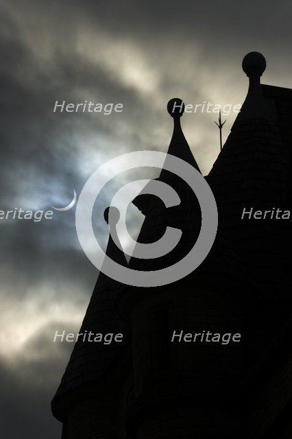 Peckover Street, Little Germany, Bradford, West Yorkshire, during a solar eclipse, 2015. Artist: Alun Bull.