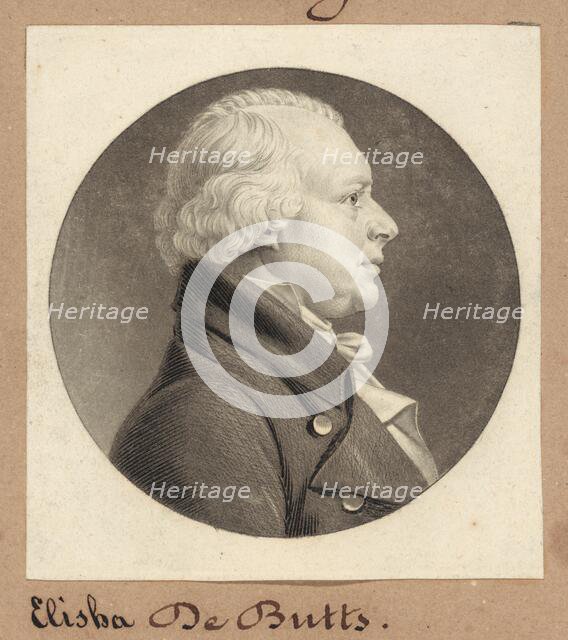 Samuel DeButts, 1805. Creator: Charles Balthazar Julien Févret de Saint-Mémin.