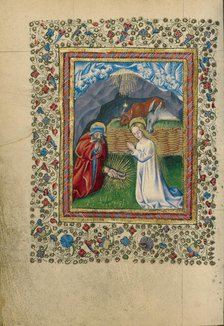 The Nativity; Book of Hours, about 1460. Creator: Unknown.