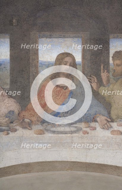 Jesus. The Last Supper (Detail), 1495-1498.