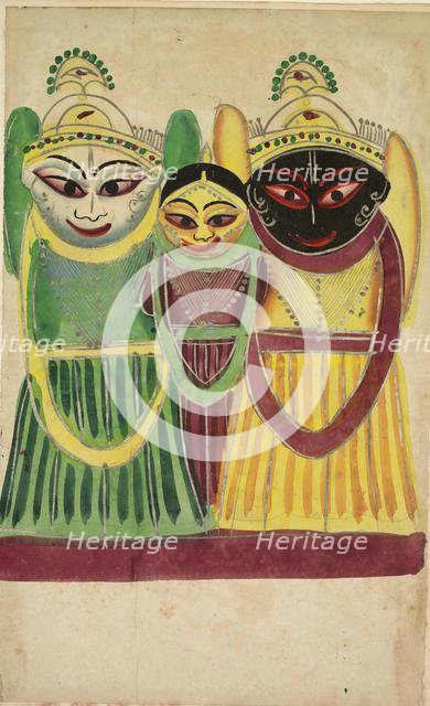 Jagannatha Trio, 1800s. Creator: Unknown.