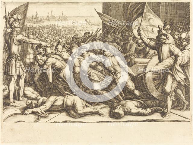 The Re-embarkation of the Turks, c. 1614. Creator: Jacques Callot.