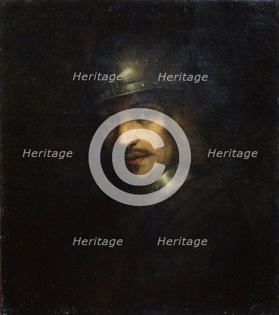 'Portrait of a Man with Helmet', 17th century. Artist: Ferdinand Bol