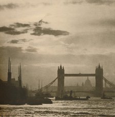 'As the Ships See London From The Pool', c1935. Creator: Unknown.