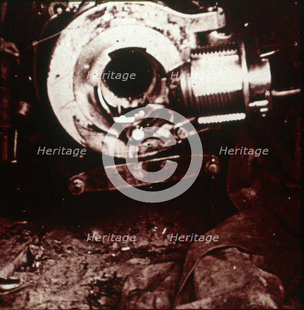Breech of large cannon, c1914-c1918. Artist: Unknown.