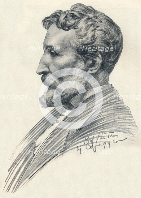 Édouard Lantéri, French-born British sculptor and medallist, c20th century (1914-1915).  Artist: Charles Sargeant Jagger.