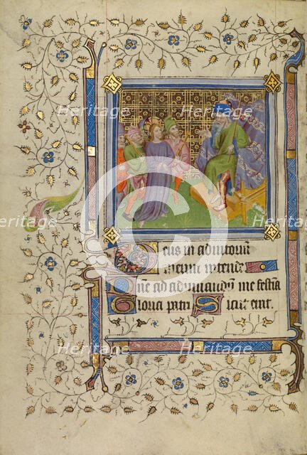 Christ before Pilate; Book of Hours, about 1400-1410. Creator: Unknown.