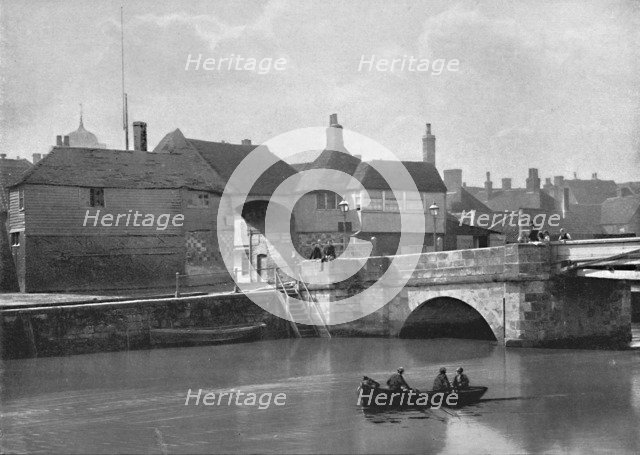 'Sandwich: The Old Bridge and Barbican', c1896. Artist: Poulton & Co.