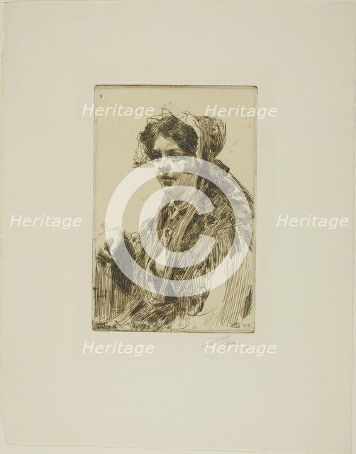 Nåskulla, 1910. Creator: Anders Leonard Zorn.