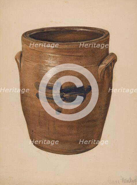 Crock, c. 1939. Creator: Anne Nemtzoff.