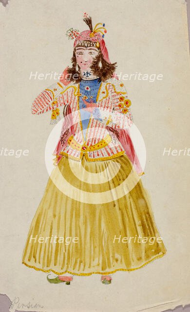 Persian Girl, n.d. Creator: Miner Kilbourne Kellogg.