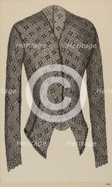 Black Lace Jacket, c. 1938. Creator: Joseph L. Boyd.