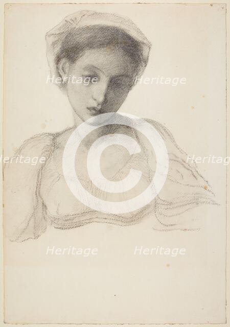 Maria Zambaco in Traditional Greek Costume, 1867-68. Creator: Sir Edward Coley Burne-Jones.