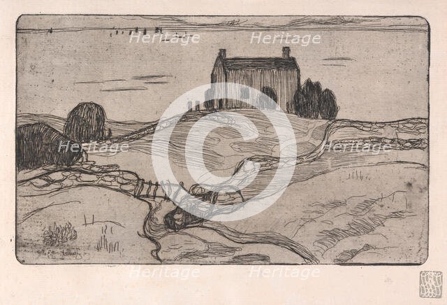 La Maison du Pendu (The House of the Hanged Man), 1893. Creator: Armand Seguin.