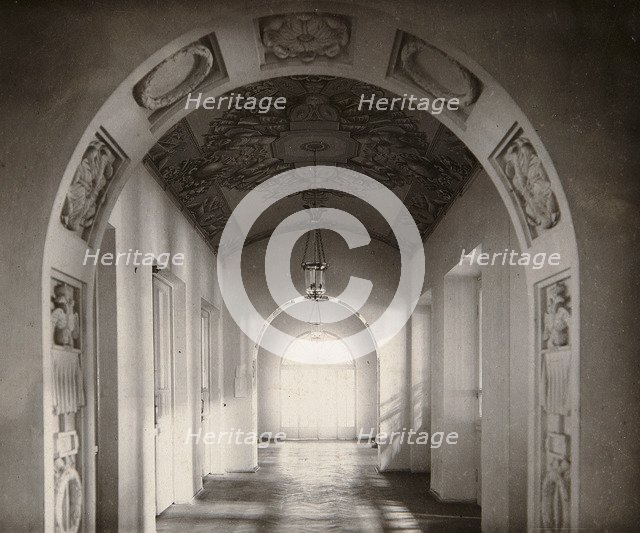 The Museum of the Imperial Pushkin Lyceum in Saint Petersburg, Russia, 1910s.   Artist: Karl Kubesch