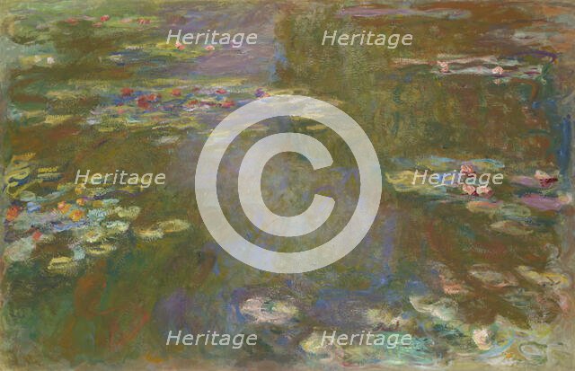 Water Lily Pond, 1917/19. Creator: Claude Monet.