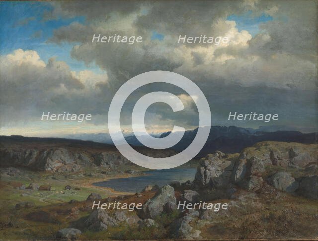 Norwegian Highlands, 1857. Creator: Hans Gude.