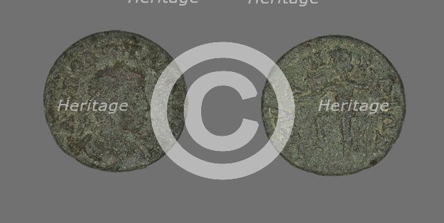 Coin Portraying the Emperor Gallienus, 253-268. Creator: Unknown.