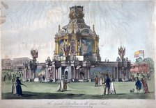 Temple of Concord, Green Park, Westminster, London, 1814. Artist: Anon